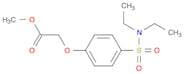 Acetic acid, 2-[4-[(diethylamino)sulfonyl]phenoxy]-, methyl ester