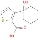 2-Thiophenecarboxylic acid, 3-(1-hydroxycyclohexyl)-