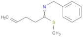 4-Pentenimidothioic acid, N-(phenylmethyl)-, methyl ester