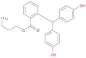 Benzoic acid, 2-[bis(4-hydroxyphenyl)methyl]-, butyl ester