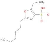3-Furansulfonic acid, 2-ethyl-5-hexyl-