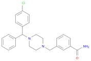 Benzamide, 3-[[4-[(4-chlorophenyl)phenylmethyl]-1-piperazinyl]methyl]-