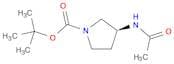 1-Pyrrolidinecarboxylic acid, 3-(acetylamino)-, 1,1-dimethylethyl ester, (3S)-