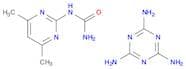 1,3,5-Triazine-2,4,6-triamine, compd. with N-(4,6-dimethyl-2-pyrimidinyl)urea (1:1)