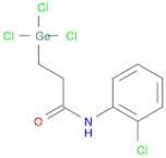 Propanamide, N-(2-chlorophenyl)-3-(trichlorogermyl)-
