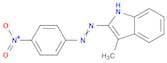1H-Indole, 3-methyl-2-[2-(4-nitrophenyl)diazenyl]-
