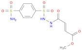 2-Butenedioic acid (2E)-, monomethyl ester, 2-[[4-(aminosulfonyl)phenyl]sulfonyl]hydrazide (9CI)