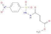 2-Butenedioic acid (2E)-, monomethyl ester, 2-[(4-nitrophenyl)sulfonyl]hydrazide (9CI)