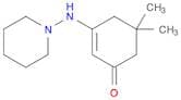 2-Cyclohexen-1-one, 5,5-dimethyl-3-(1-piperidinylamino)-
