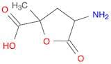 2-Furancarboxylic acid, 4-aminotetrahydro-2-methyl-5-oxo- (9CI)