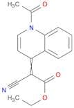 Acetic acid, 2-(1-acetyl-4(1H)-quinolinylidene)-2-cyano-, ethyl ester