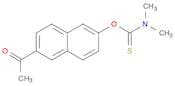 Carbamothioic acid, dimethyl-, O-(6-acetyl-2-naphthalenyl) ester (9CI)