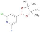 Pyridine, 2-chloro-6-fluoro-4-(4,4,5,5-tetramethyl-1,3,2-dioxaborolan-2-yl)-
