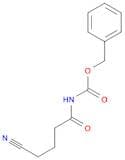 Carbamic acid, (4-cyano-1-oxobutyl)-, phenylmethyl ester (9CI)