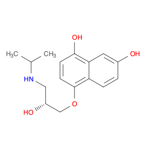 1,7-Naphthalenediol, 4-[2-hydroxy-3-[(1-methylethyl)amino]propoxy]-, (R)- (9CI)