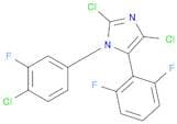 2,4-Dichloro-1-(4-chloro-3-fluorophenyl)-5-(2,6-difluorophenyl)-1H-imidazole