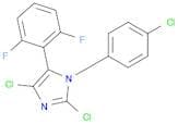 2,4-Dichloro-1-(4-chlorophenyl)-5-(2,6-difluorophenyl)-1H-imidazole