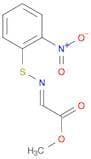 Acetic acid, 2-[[(2-nitrophenyl)thio]imino]-, methyl ester, (2E)-