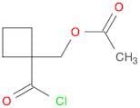 Cyclobutanecarbonyl chloride, 1-[(acetyloxy)methyl]-