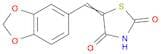 2,4-Thiazolidinedione, 5-(1,3-benzodioxol-5-ylmethylene)-