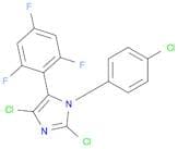 2,4-Dichloro-1-(4-chlorophenyl)-5-(2,4,6-trifluorophenyl)-1H-imidazole