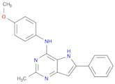 N-(4-Methoxyphenyl)-2-methyl-6-phenyl-5H-pyrrolo[3,2-d]pyrimidin-4-amine