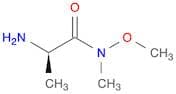 Propanamide, 2-amino-N-methoxy-N-methyl-, (R)- (9CI)
