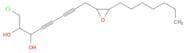 4,6-Octadiyne-2,3-diol, 1-chloro-8-(3-heptyloxiranyl)- (9CI)