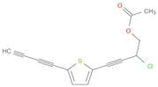 3-Butyn-1-ol, 4-[5-(1,3-butadiyn-1-yl)-2-thienyl]-2-chloro-, 1-acetate