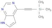 4-((Trimethylsilyl)ethynyl)-7H-pyrrolo[2,3-d]pyrimidine