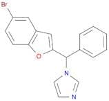 1H-Imidazole, 1-[(5-bromo-2-benzofuranyl)phenylmethyl]-