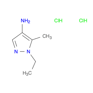 1H-Pyrazol-4-amine, 1-ethyl-5-methyl-, hydrochloride (1:2)