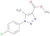 1H-1,2,3-Triazole-4-carboxylic acid, 1-(4-chlorophenyl)-5-methyl-, methyl ester