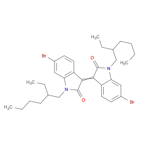 2H-Indol-2-one, 6-bromo-3-[6-bromo-1-(2-ethylhexyl)-1,2-dihydro-2-oxo-3H-indol-3-ylidene]-1-(2-eth…