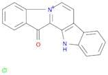 Pyrido[1,2-a:3,4-b']diindol-5-ium, 12,13-dihydro-13-oxo-, chloride