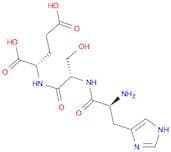 L-Glutamic acid, N-(N-L-histidyl-L-seryl)- (9CI)