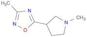 3-Methyl-5-(1-methylpyrrolidin-3-yl)-1,2,4-oxadiazole
