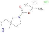 2,7-Diazaspiro[4.4]nonane-2-carboxylic acid, 1,1-dimethylethyl ester, hydrochloride (1:1)