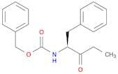 Carbamic acid, [(1S)-2-oxo-1-(phenylmethyl)butyl]-, phenylmethyl ester (9CI)
