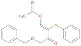 3-Buten-2-one, 4-(acetyloxy)-1-(phenylmethoxy)-3-(phenylthio)-, (3Z)-