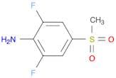 Benzenamine, 2,6-difluoro-4-(methylsulfonyl)-