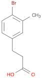 3-(4-Bromo-3-methylphenyl)propanoic acid