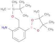 2-(((tert-Butyldimethylsilyl)oxy)methyl)-3-(4,4,5,5-tetramethyl-1,3,2-dioxaborolan-2-yl)aniline