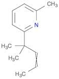 Pyridine, 2-(1,1-dimethylbutenyl)-6-methyl- (9CI)