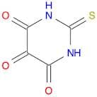 4,5,6(1H)-Pyrimidinetrione, dihydro-2-thioxo-