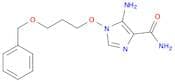 1H-Imidazole-4-carboxamide, 5-amino-1-[3-(phenylmethoxy)propoxy]-