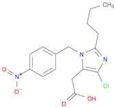 1H-Imidazole-5-acetic acid, 2-butyl-4-chloro-1-[(4-nitrophenyl)methyl]-