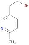 5-(2-bromoethyl)-2-methylpyridine