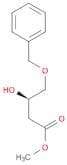 Butanoic acid, 3-hydroxy-4-(phenylmethoxy)-, methyl ester, (3R)-