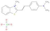Benzothiazolium, 2-[2-[4-(dimethylamino)phenyl]ethenyl]-3-methyl-, perchlorate (1:1)